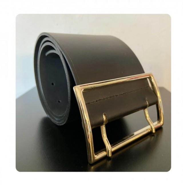 Cinturón doble cierre negro