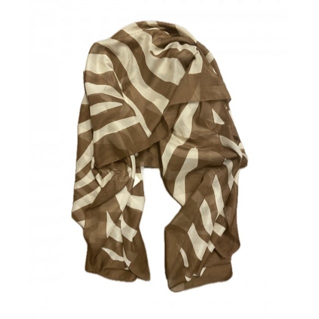 Pañuelo animal print marrón