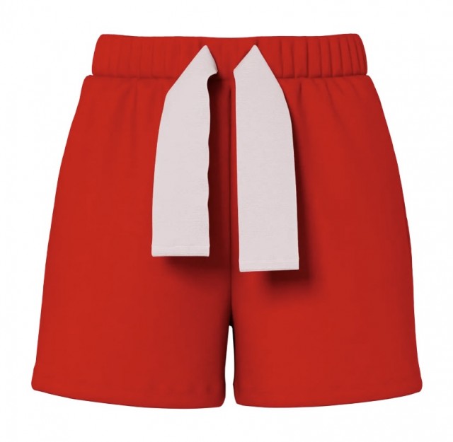 CHILLI short rojo/rosa
