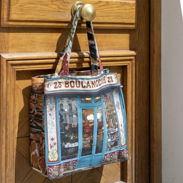 Bolso retro de panadería parisina - Boulangerie 28