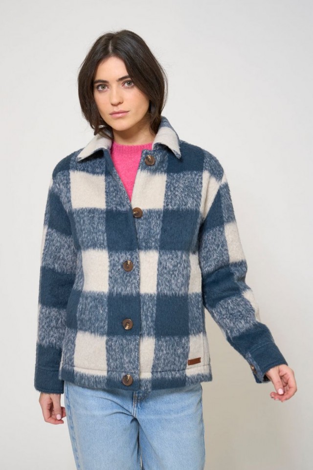 Sobrecamisa polar de cuadros