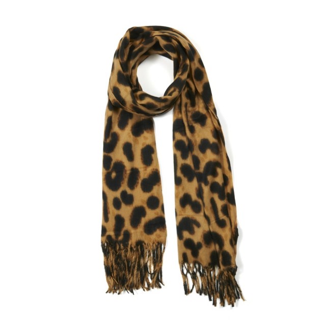 Bufanda leo beige