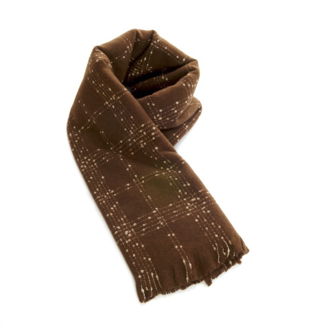 Bufanda lineas marrón