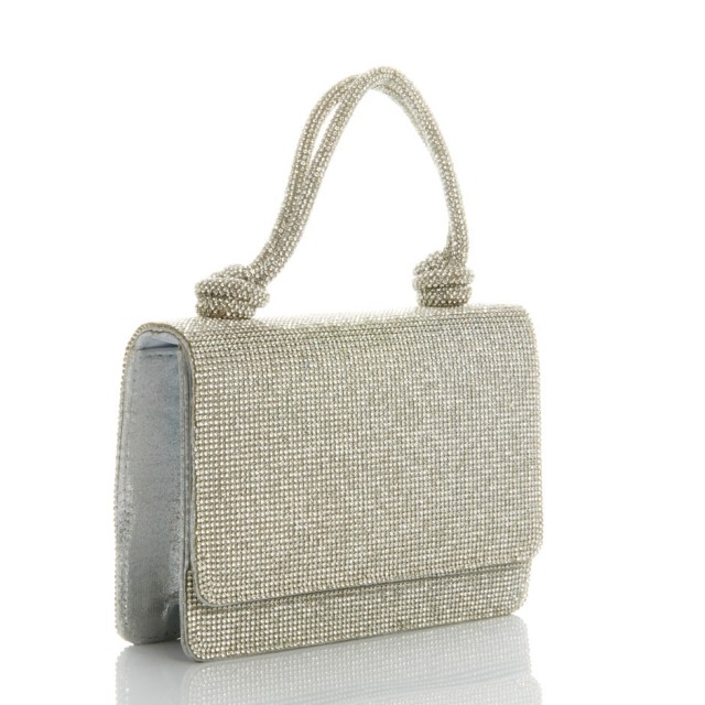 Cartera sare plateada