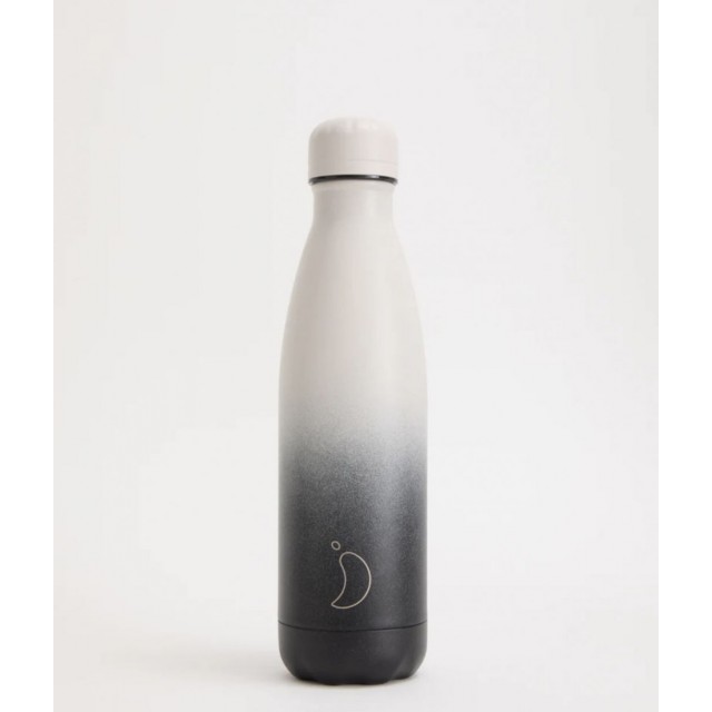 Botella Chilly's Blanco/Negro 500 ml