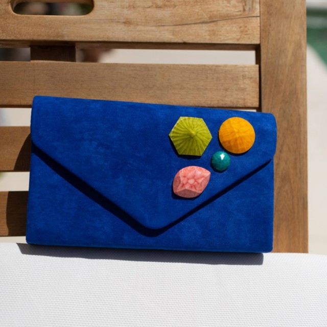 CLUTCH STONE AZUL