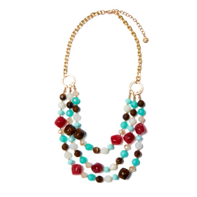 Collar art azul