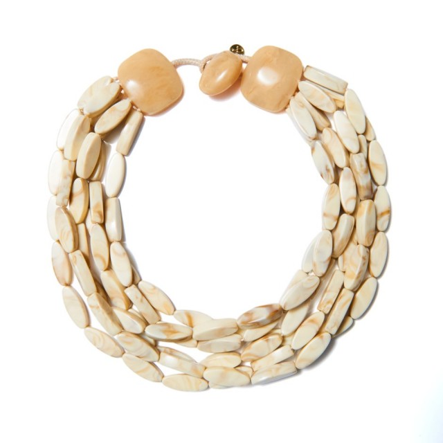 Collar marfil beige