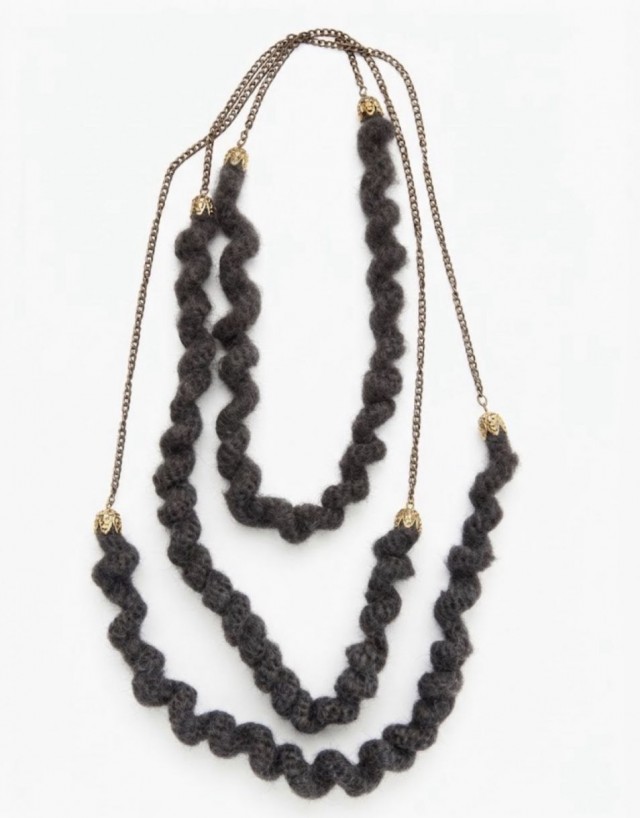 Collar María R. Lana 3 vueltas