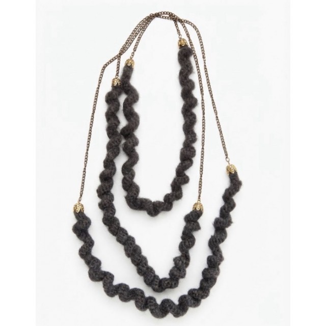 Collar María R. Lana 3 vueltas