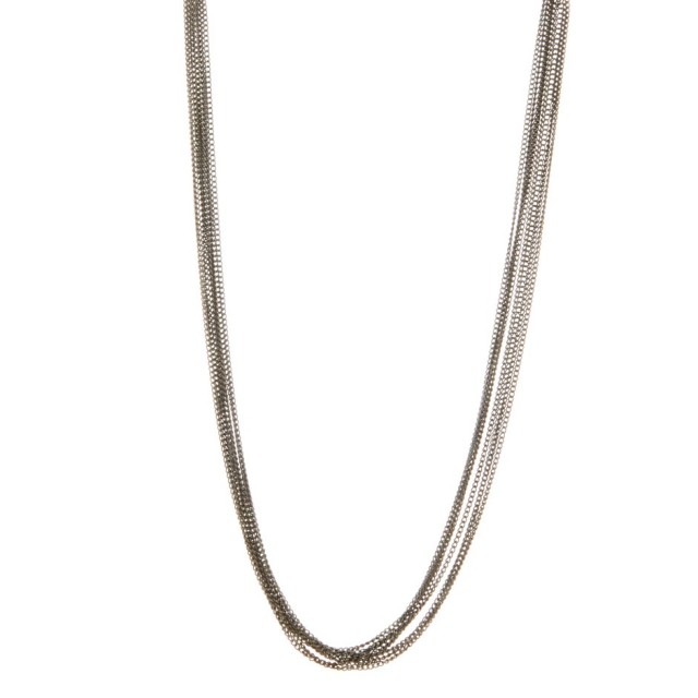 Collar multi cadenas negro