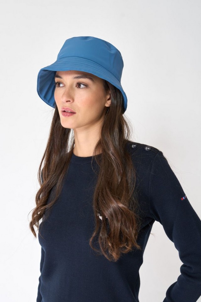 GORRO DE LLUVIA IMPERMEABLE AZUL