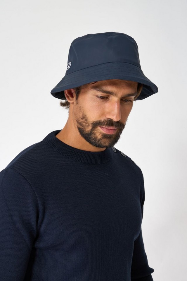 GORRO DE LLUVIA IMPERMEABLE AZUL MARINO