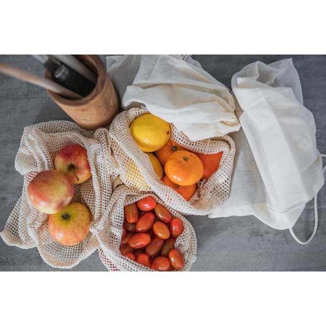 Bolsa de algodón orgánico PQ