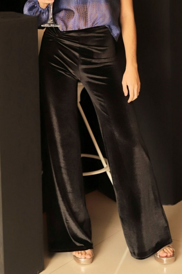 Pantalón terciopelo negro
