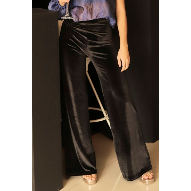 Pantalón terciopelo negro