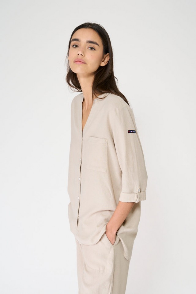 Blusa de lino