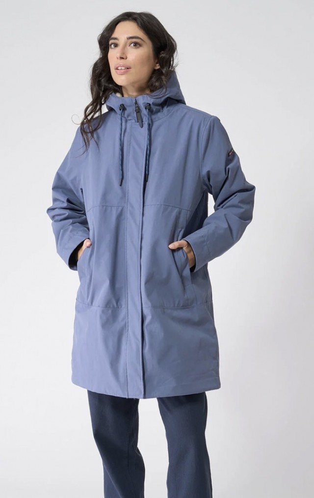 Abrigo impermeable con forro borreguito