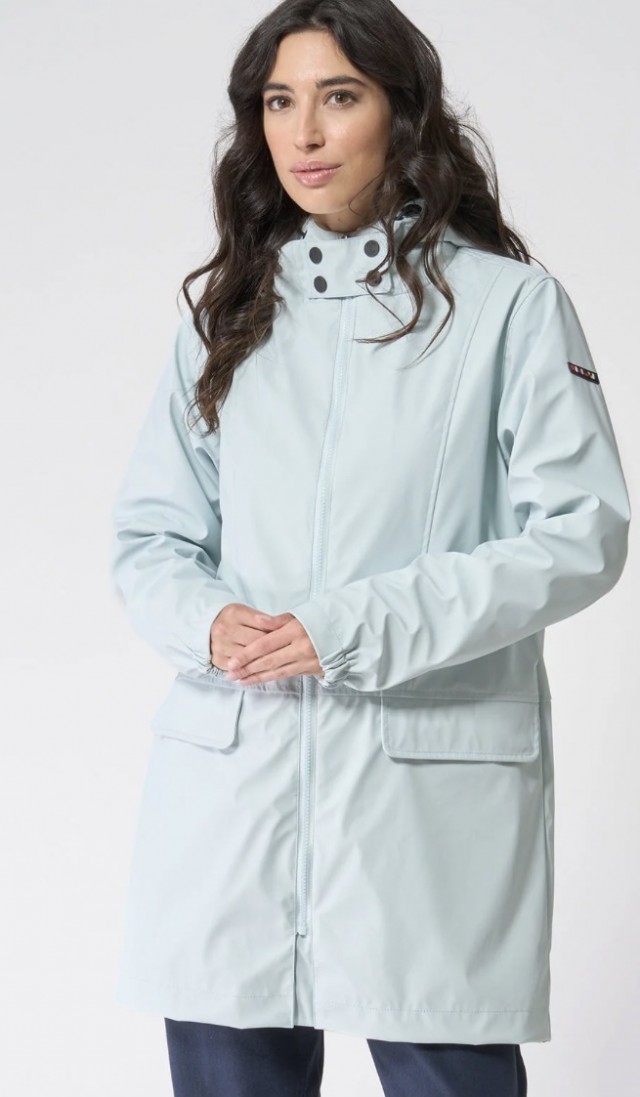 Chubasquero forro de pelo largo