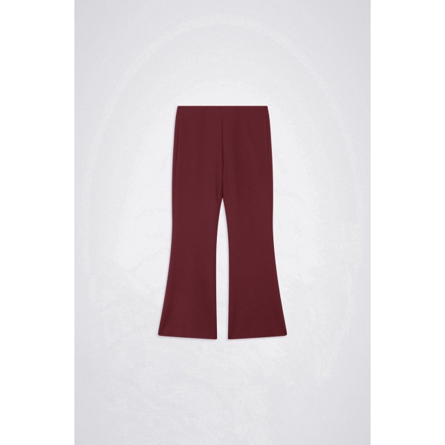 Pantalón trompeta PUNTO MILANO Terracota