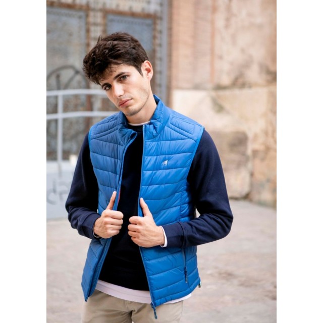 CHALECO ACOLCHADO AZUL