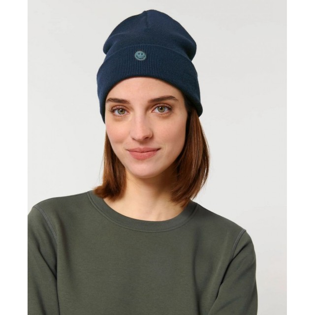 GORRO AZUL CARA SONRIENTE