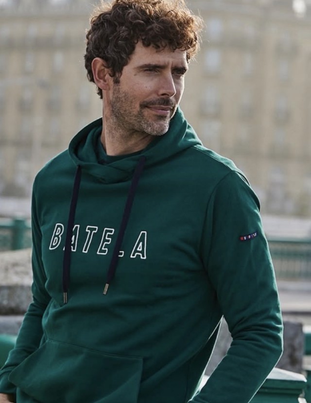 Sudadera de algodón con capucha