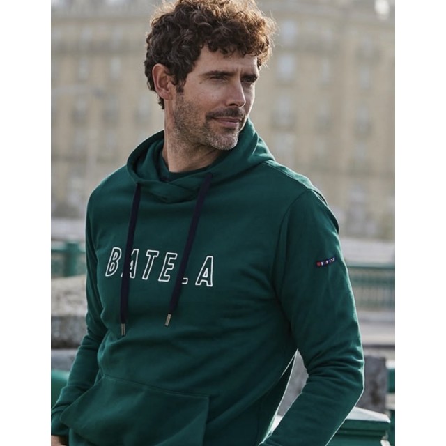 Sudadera de algodón con capucha