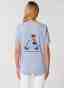 Camiseta Chihuahua moto azul