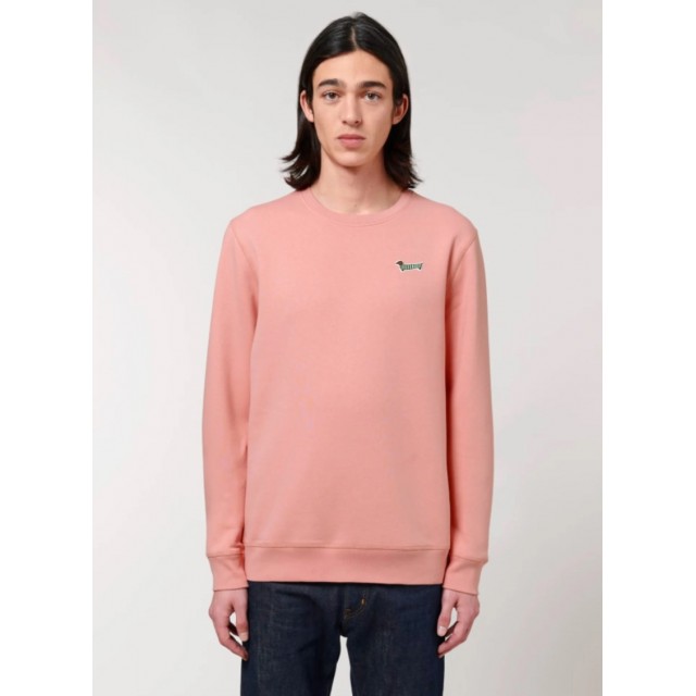 Sudadera perro salchicha rosa