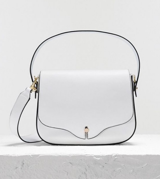 Bolso piel blanco