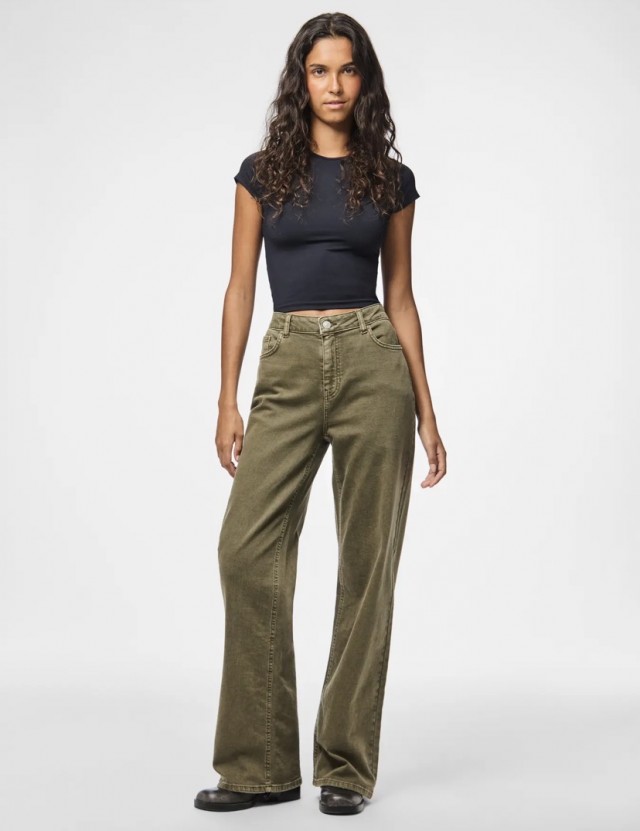 SILKE wide colored jeans