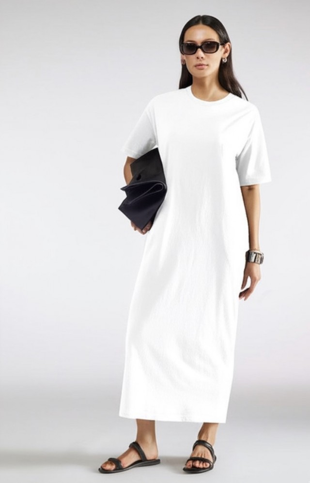 Vestido Algodón Blanco