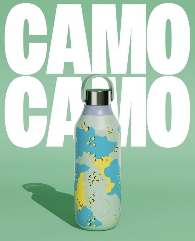 Botella Chilly's Camu menta 500ml