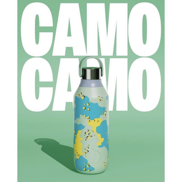 Botella Chilly's Camu menta 500ml