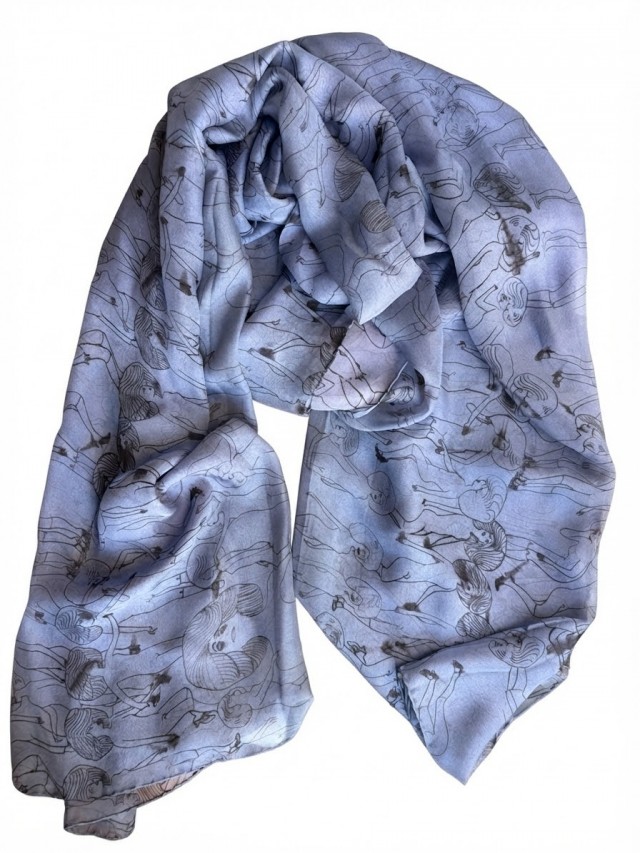 Pañuelo pinup azul