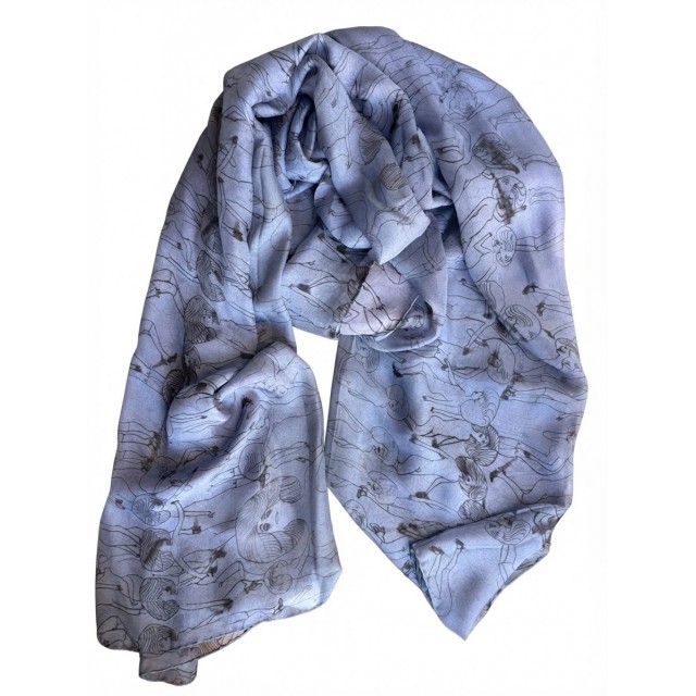 Pañuelo pinup azul