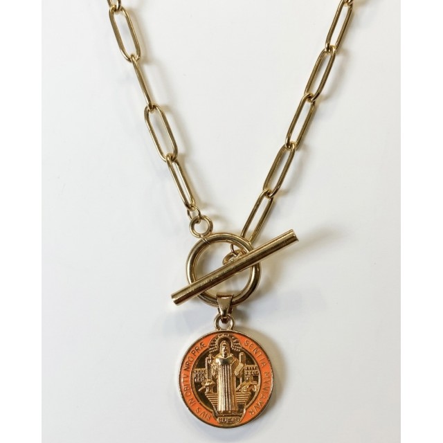 Medalla San Benito Naranja
