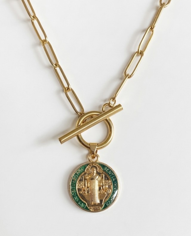 Medalla San Benito Verde