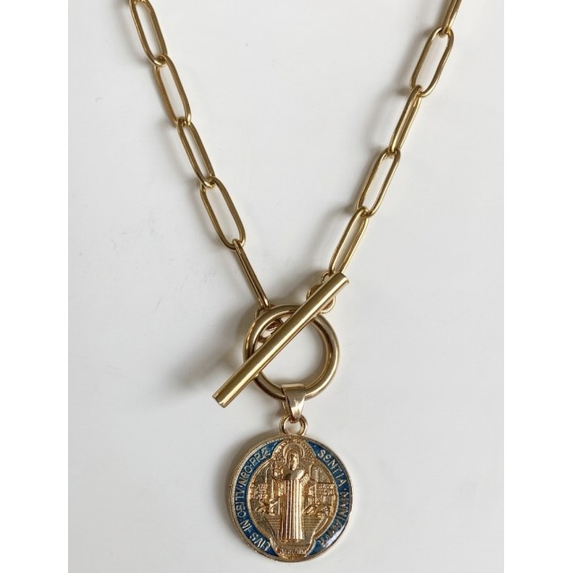 Medalla San Benito Azul