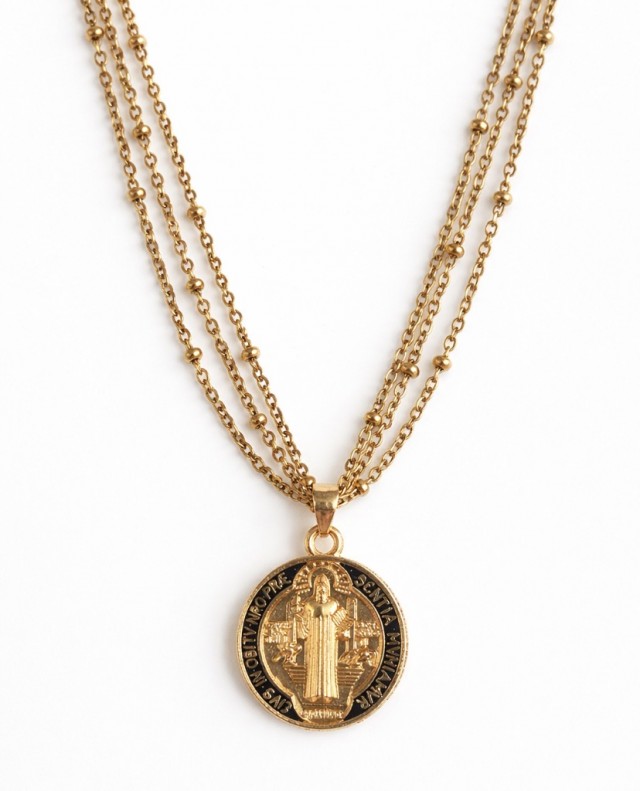 Medalla San Benito Negra