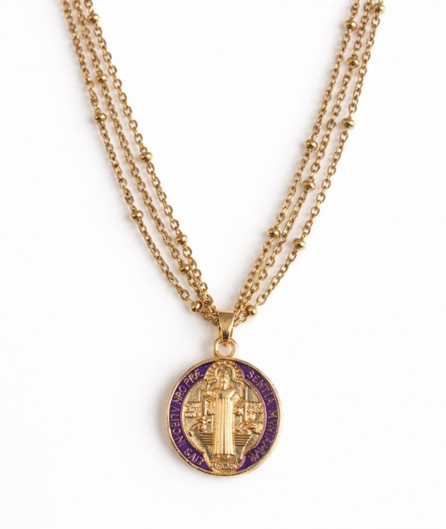 Medalla San Benito Morado