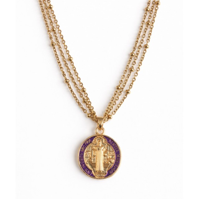 Medalla San Benito Morado