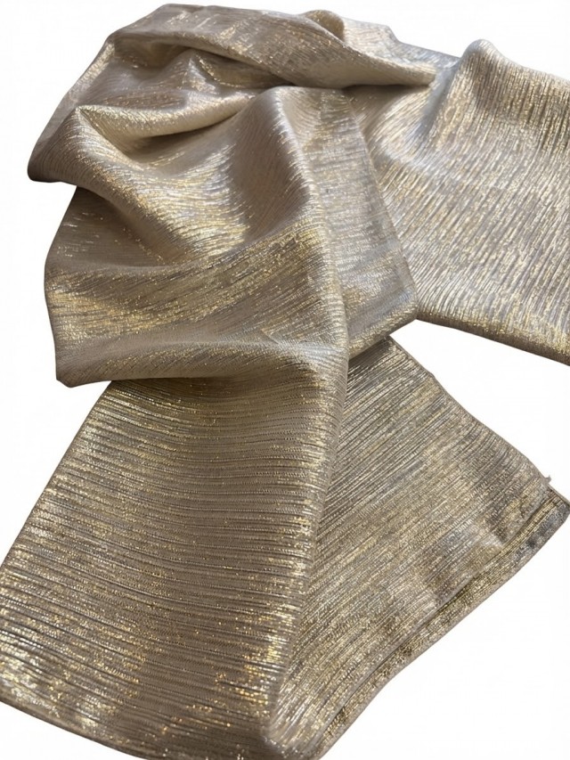 ECHARPE LUREX ORO Y PLATA