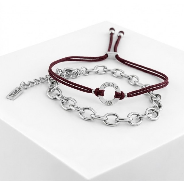 PACK PULSERA INFINITY NEXO Granate