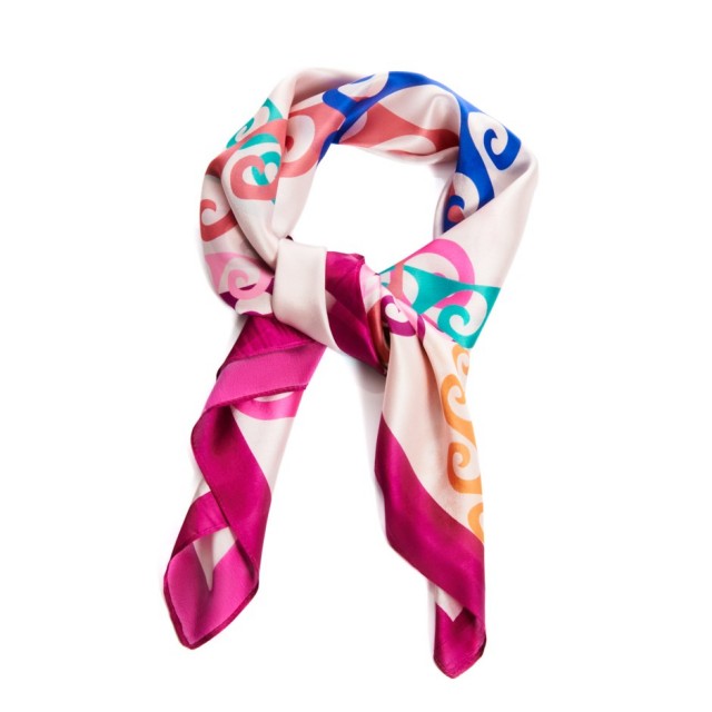 Pañuelo Greca burdeos