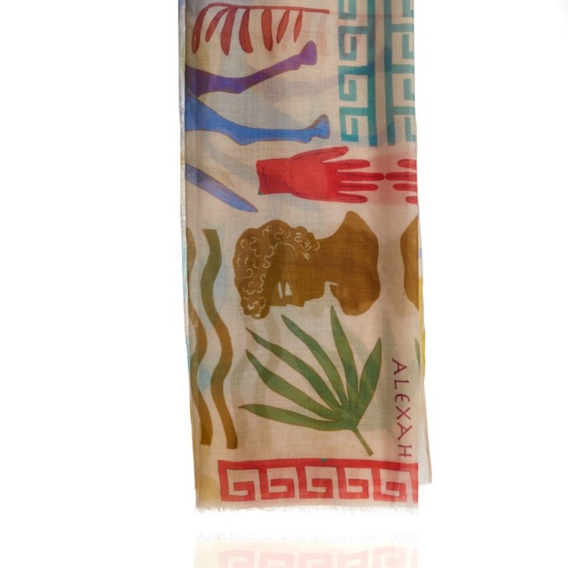 Pañuelo griegos mostazas