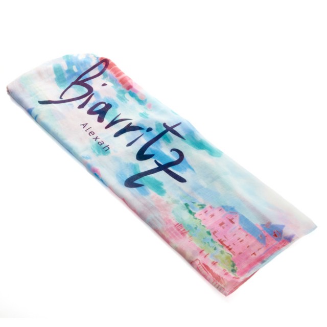 Pañuelo villa belza azul