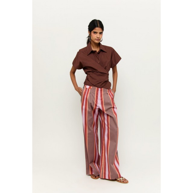 PANTALÓN BAYONA RAYAS NARANJA