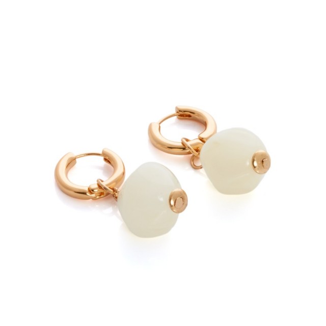 Pendiente art beige